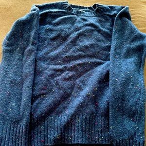 Mens Jack Spade M blue confetti wool sweater